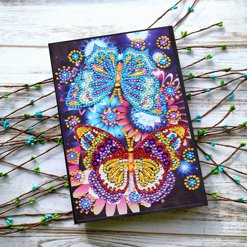 A5 Notebook with DIY Diamond Painting, 64 Pages