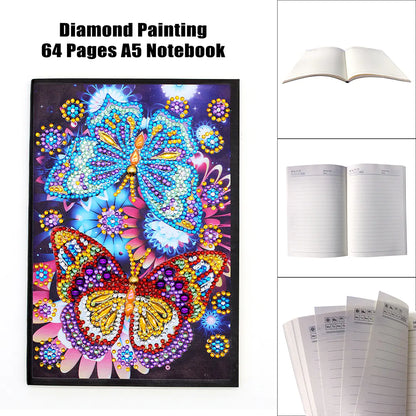 A5 Notebook with DIY Diamond Painting, 64 Pages