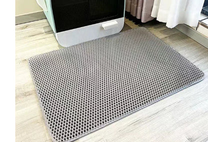 Double-Layer Cat Litter Mat