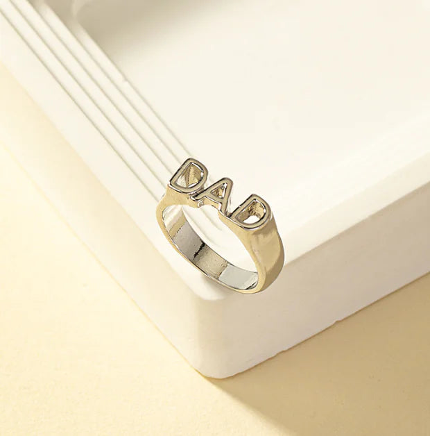 Couple Index Finger Ring with English Letters